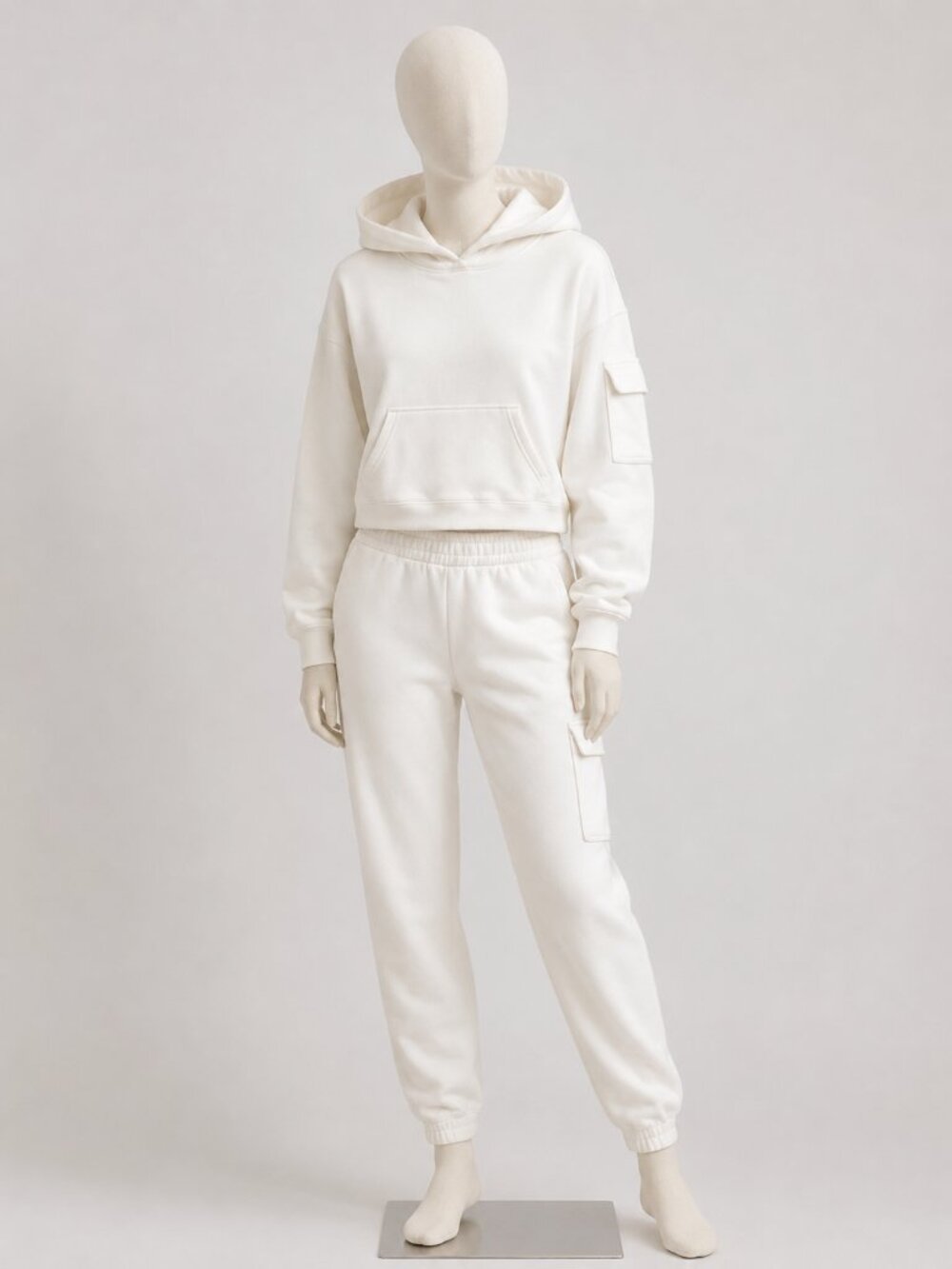 Z Supply Cream Hoodie & Jogger Set